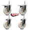 Service Caster 5 Inch Nylon Swivel 34 Inch Threaded Stem Caster Set 2 Total Lock Brakes SCC-TSTTL20S514-NYS-34212-2-S-2 - alternate 3